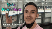 Red2Blue vote skate voting adam GIF