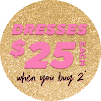 Glitter Gold Sticker by Crossroads