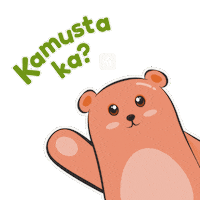 Bear Hello Sticker by Health Fusion