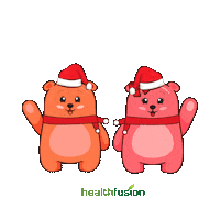 Merry Christmas Sticker by Health Fusion