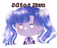 You Idiot Chibi Girl Sticker