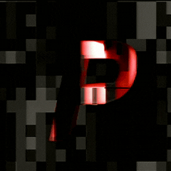 Glitch Alphabet GIF