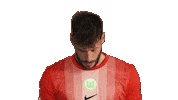 Look Up Vfl Wolfsburg Sticker by Bundesliga