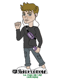 Aitor Sticker by La Casa de las Carcasas