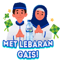 Lebaran Sticker by SehatAQUA
