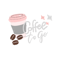 Coffee To Go Sticker by Finoula Maestre