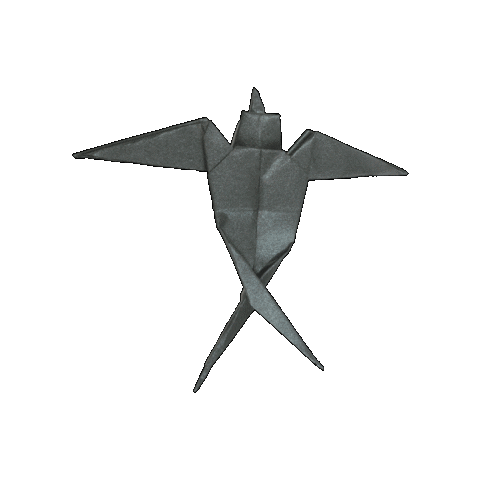 Bird Origami Sticker