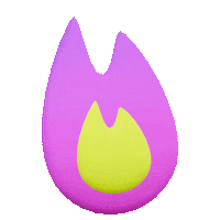 3_land hot fire emoji react Sticker