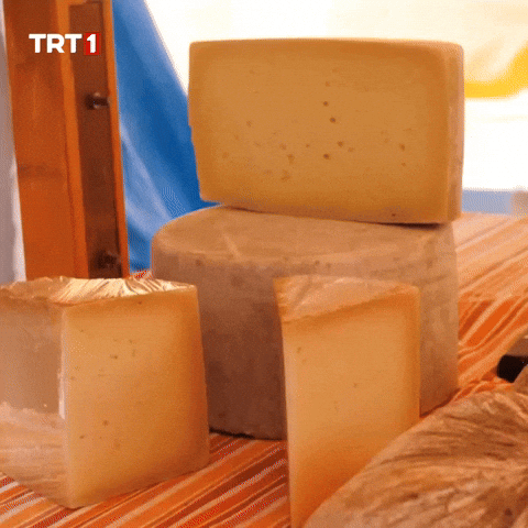 Eat Cheddar Cheese GIF by TRT