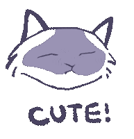 Cat Want Sticker