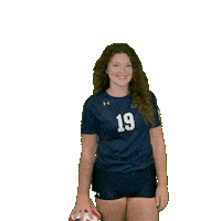 Womens Volleyball Sticker by Clarke University