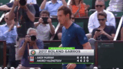 french open 2017 andy GIF by Tennis Channel