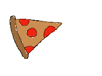 heartycoooool party food pizza eat Sticker