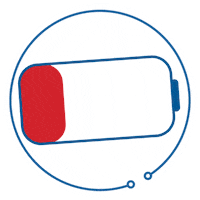 Batterie Dreieck Sticker by Schrack for Students - SfS