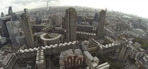 architecturefoundation giphygifmaker london towers barbican GIF