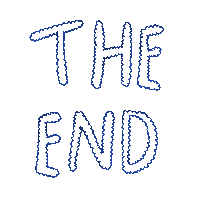 The End Text Sticker
