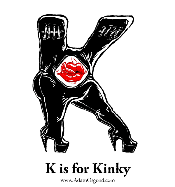 kinky lettering GIF by Adam Osgood
