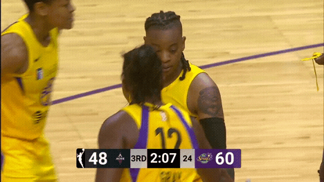 Congratulate Los Angeles Sparks GIF by WNBA