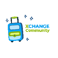 Schueleraustauschnet reise koffer tasche auslandsjahr Sticker