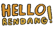 Food Hello Sticker