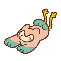 Wind Storm Fly Sticker by wuwu illustration