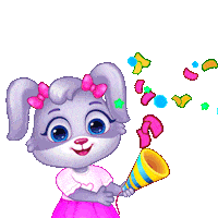Happy Birthday Win Sticker by Lucas and Friends by RV AppStudios