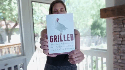 Book Chicken GIF by Mercy For Animals