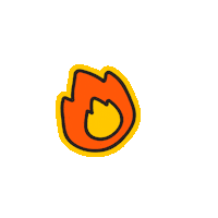 Happy Fire Sticker by Zé Delivery