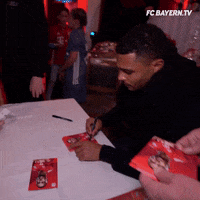 signing champions league GIF by FC Bayern Munich