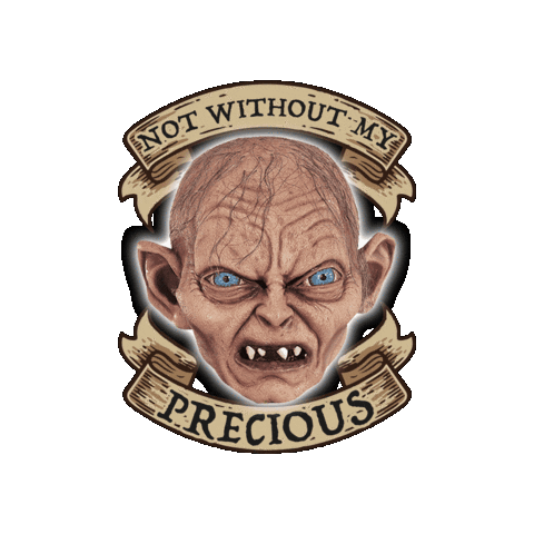 DEBUFFEL lotr bvb precious gollum Sticker