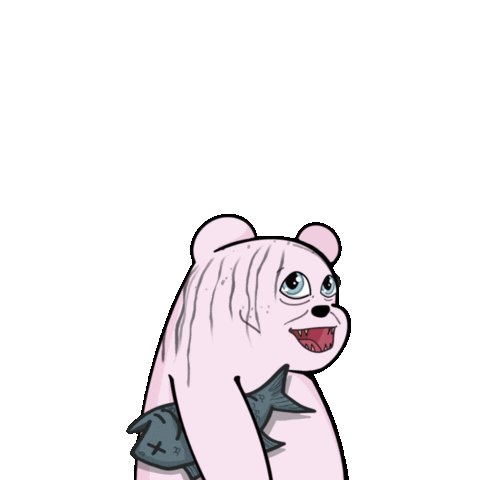 Good Morning Nft Sticker by SuperRareBears