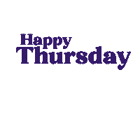 Happy Thursday Sticker by Deadlyie