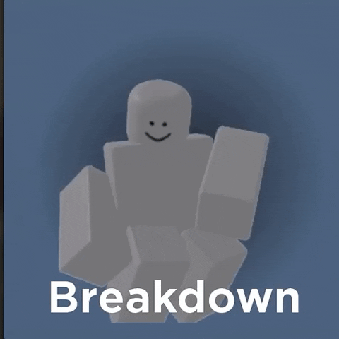 mybrothersetthisup64 giphygifmaker roblox emotes evade GIF