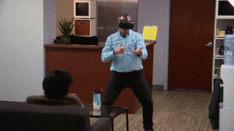 impracticaljokers giphyupload funny vr virtual GIF
