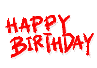 Happy Birthday Sticker by ASF brush