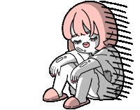 Girl Pink Sticker
