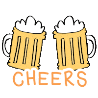 Party Beer Sticker by Melody