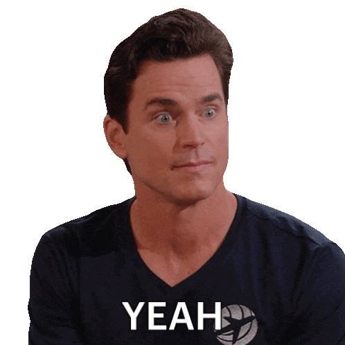 Matt Bomer Yes Sticker by HULU