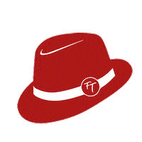 Red Hat Sticker by FashionTouri