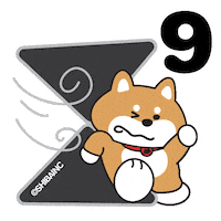 柴犬 Typhoon Sticker by SHIBAINC