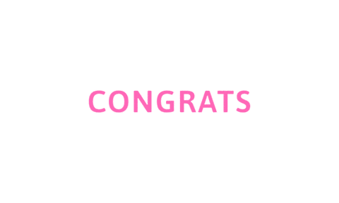Proud Of You Congrats Sticker by growwithjo