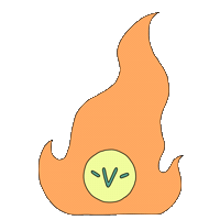 Fire Fueguito Sticker by Rudo Co.