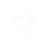 White Heart Love Sticker