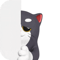 Cat See Sticker by Liberty Cats Emojis