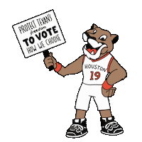University Of Houston Vote Sticker by Creative Courage