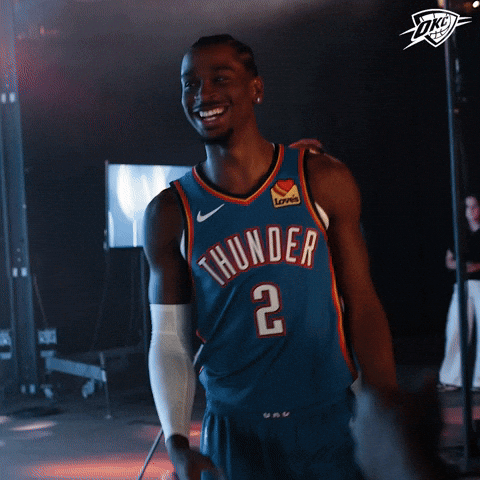  Oklahoma City Laughing GIF by OKC Thunder - Find & Share on GIPHY Illustration 