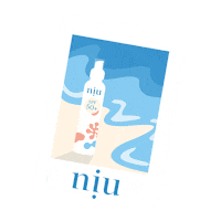 niu-and-you sticker polaroid sunscreen spf Sticker