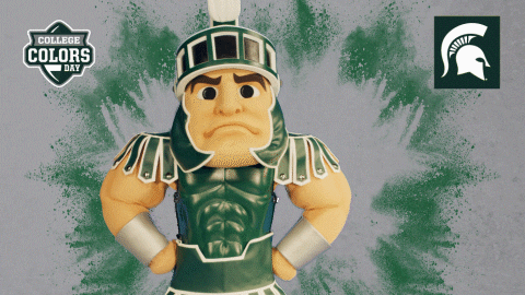 College Sports Msu GIF by College Colors Day