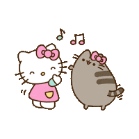 Best Friends Dancing Sticker by Hello Kitty