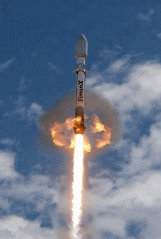 Take Off Space GIF by ElmonX
